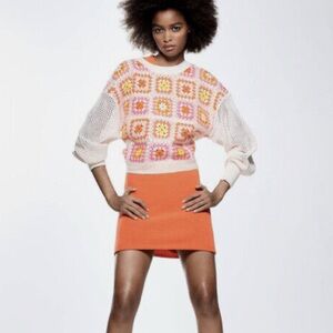 Zara Crochet Sweater